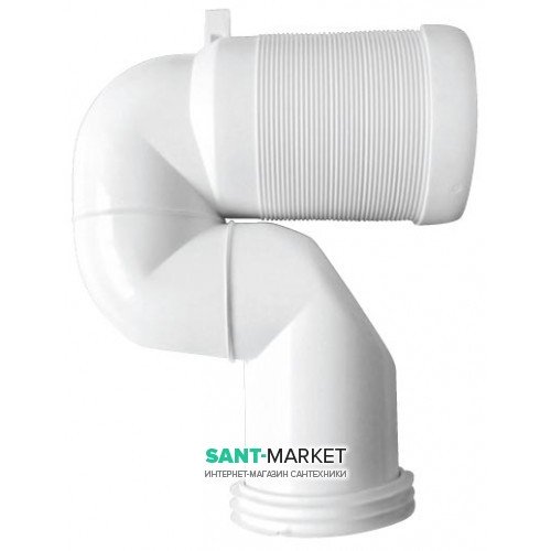 Колено сантехническое для унитазов Artceram кривое ACA034