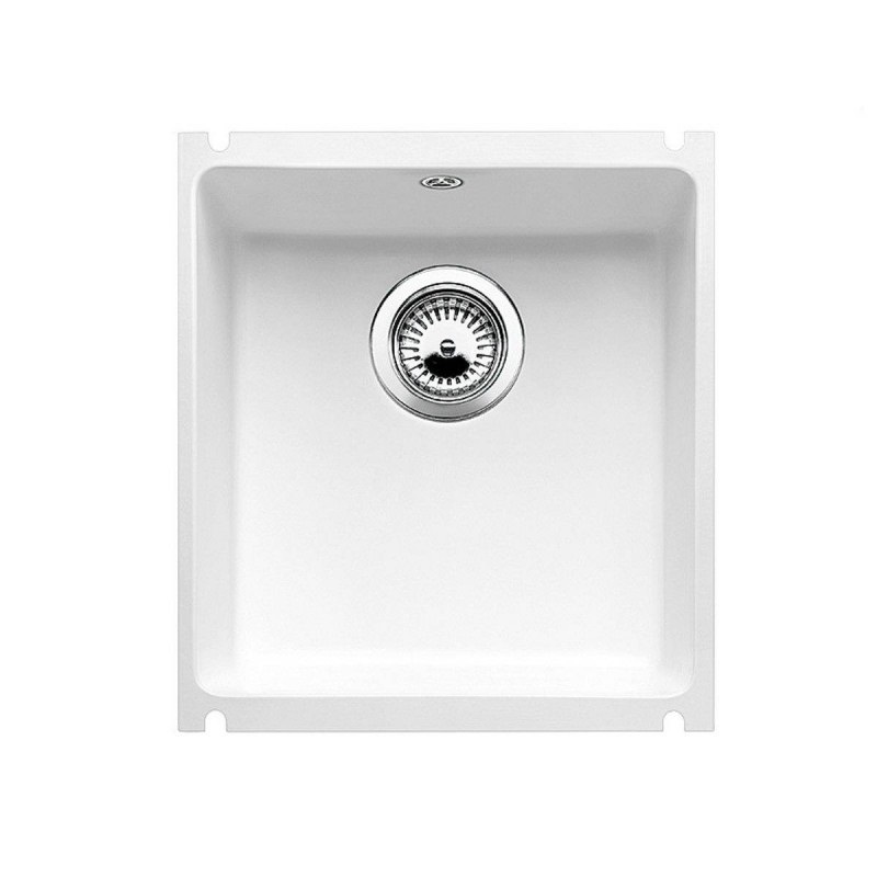 Мийка для кухні прямокутна BLANCO SUBLINE 375-U кераміка під стільницю глянсовий білий 516035