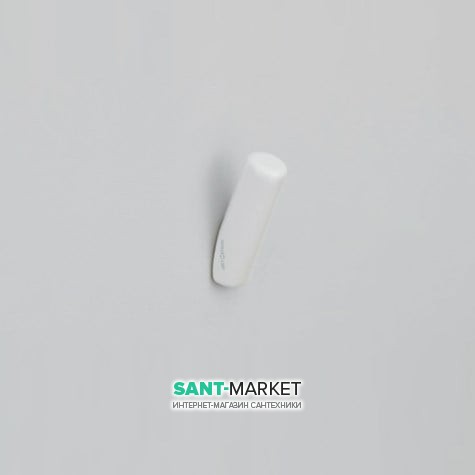Крючок для ванной ArtCeram Postit одинарный белый глянцевый PSC005 01;00
