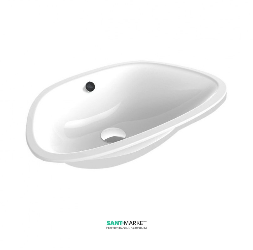 Раковина для ванної ArtCeram Plettro 61х38,5 см білий глянсовий PTL003 01; 00