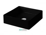 Раковина для ванной ArtCeram Scalino 38х38 см чёрный глянцевый SCL001 03;00