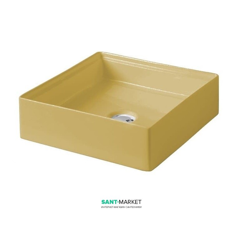 Раковина для ванной ArtCeram Scalino 38х38 см санфарфор жёлтый SCL001 12;00