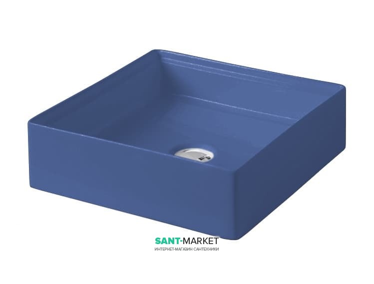 Раковина для ванной ArtCeram Scalino 38х38 см санфарфор синий SCL001 16;00