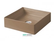 Раковина для ванной ArtCeram Scalino 38х38 см санфарфор кофейный SCL001 23;00