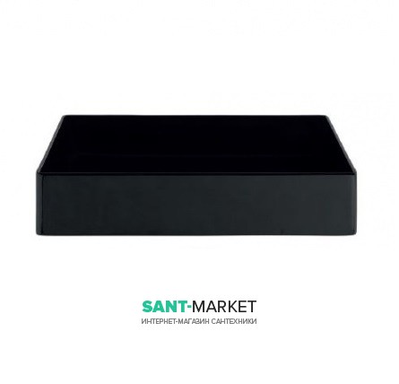 Раковина для ванной ArtCeram Scalino 55х38 см чёрный матовый SCL002 17;00