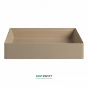 Раковина для ванной ArtCeram Scalino 55х38 см санфарфор кремовый SCL002 22;00