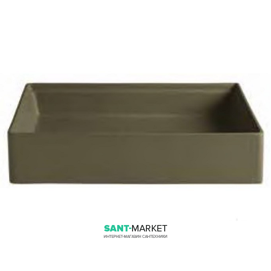 Раковина для ванної ArtCeram Scalino 55х38 см санфарфор болотний SCL002 24; 00