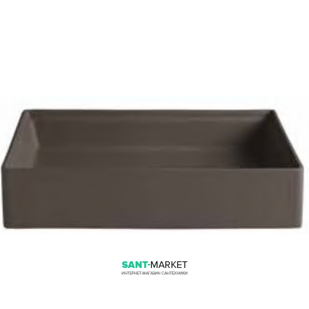 Раковина для ванної ArtCeram Scalino 55х38 см санфарфор коричневий SCL002 25; 00
