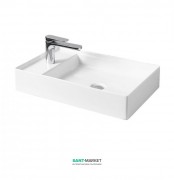 Раковина для ванной ArtCeram Scalino 60х38 см белый глянцевый SCL003 01;00