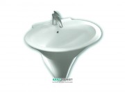 Раковина для ванної накладна / підвісна Hatria Sculture 58.5x77 см санфарфор білий YR3701