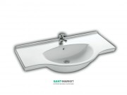 Раковина для ванної підвісна Hatria Sophie 49.5х105 см санфарфор білий YU9001