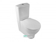 Унитаз компакт напольный Hatria Nido 35.5х65.5 см белый Y0TQ01