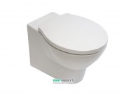 Унитаз напольный приставной Hatria Nido 36х55.5 см белый Y0QU01