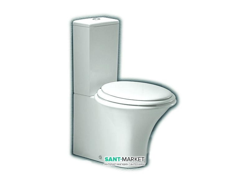 Унитаз напольный приставной Hatria Sculture 37х62.5 см белый YXZ401