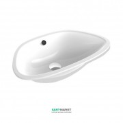 Раковина для ванної ArtCeram Plettro 61х38,5 см білий глянсовий PTL003 01; 00