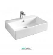 Раковина для ванної ArtCeram Quadro 65х48 см білий глянсовий QUL003 01; 00