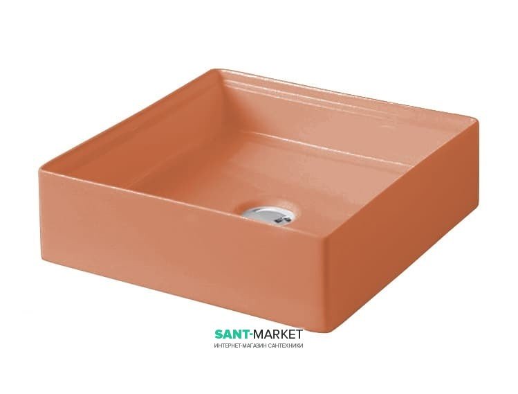 Раковина для ванной ArtCeram Scalino 38х38 см санфарфор оранжевый SCL001 13;00