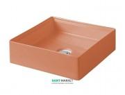 Раковина для ванної ArtCeram Scalino 38х38 см червоний корал SCL001 14; 00