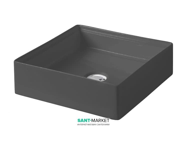 Раковина для ванной ArtCeram Scalino 38х38 см санфарфор серый SCL001 15;00