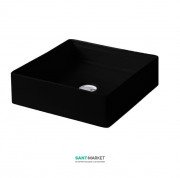 Раковина для ванной ArtCeram Scalino 38х38 см чёрный матовый SCL001 17;00