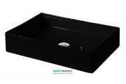 Раковина для ванної ArtCeram Scalino 55х38 см чорний глянсовий SCL002 03; 00
