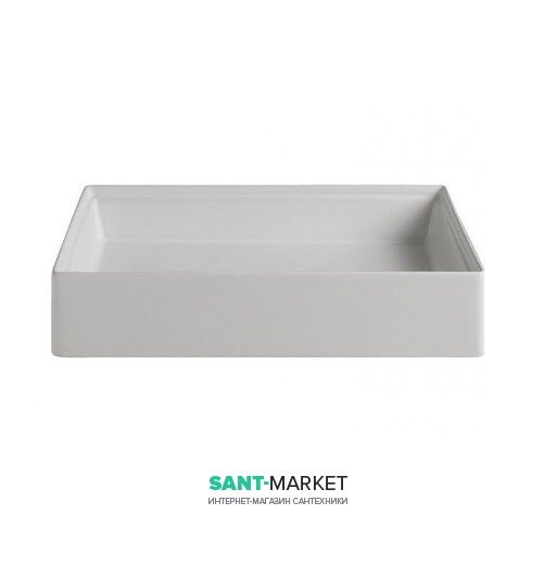 Раковина для ванної ArtCeram Scalino 55х38 см білий матовий SCL002 05; 00