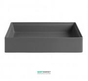 Раковина для ванной ArtCeram Scalino 55х38 см санфарфор серый SCL002 15;00