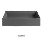 Раковина для ванної ArtCeram Scalino 55х38 см санфарфор сірий SCL002 15; 00