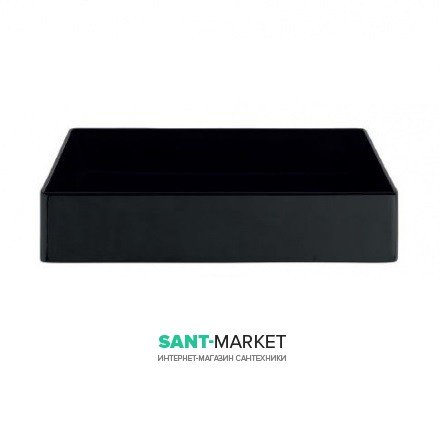 Раковина для ванной ArtCeram Scalino 55х38 см чёрный матовый SCL002 17;00