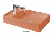 Раковина для ванной ArtCeram Scalino 60х38 см санфарфор оранжевый SCL003 13;00