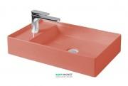 Раковина для ванної ArtCeram Scalino 60х38 см червоний корал SCL003 14; 00