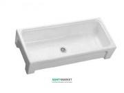 Раковина для ванної господарська Hatria Specials 45х90.5 см санфарфор білий YN0401