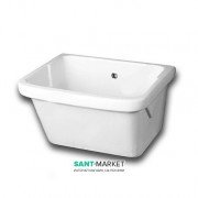 Раковина для ванної господарська Hatria Specials 50х60 см санфарфор білий Y1VD01