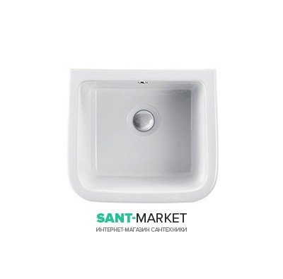 Раковина для ванной хозяйственная Hatria Specials 42.5х38.5 см санфарфор белый YN0201