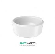 Раковина для ванної накладна Hatria Pencil 40.5x40.5 см санфарфор білий Y1GE01