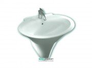 Раковина для ванной накладная/подвесная Hatria Sculture 58.5x77 см санфарфор белый YR3701