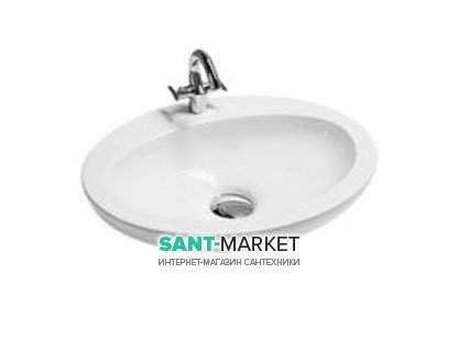 Раковина для ванной накладная Hatria Sculture 52.5x69 см санфарфор белый Y0MV01