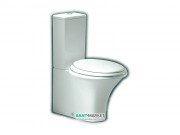 Унітаз підлоговий приставний Hatria Sculture 37х62.5 см білий YXZ401