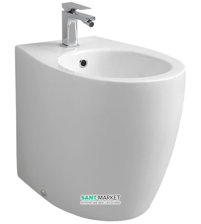 Биде напольное Artceram Step 36х52 см санфарфор белый глянцевый STB002 01;00