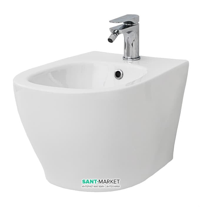 Біде підвісне Artceram Ten 36х52 см санфарфор білий глянсовий TEB004 01; 00