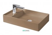 Раковина для ванной ArtCeram Scalino 60х38 см санфарфор кофейный SCL003 23;00