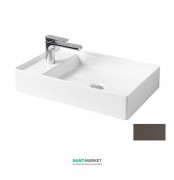 Раковина для ванной ArtCeram Scalino 60х38 см санфарфор коричневый SCL003 25;00