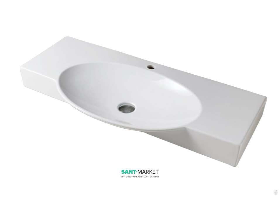 Раковина для ванної ArtCeram Swing 85х48 см білий глянсовий SWL001 01; 00