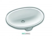 Раковина для ванної вбудована Hatria Incasso Caterine 57х42.5 санфарфор білий Y65101