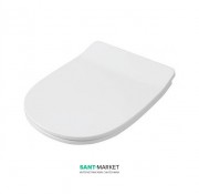 Сиденье с крышкой для унитаза ArtCeram Ten тонкое дюропласт белый TEA005