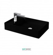 Раковина для ванної ArtCeram Scalino 60х38 см чорний матовий SCL003 17; 00