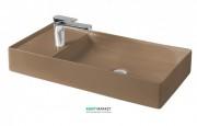 Раковина для ванної ArtCeram Scalino 75х38 см санфарфор кавовий SCL004 23; 00