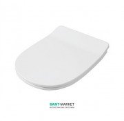 Сиденье с крышкой для унитаза ArtCeram Ten тонкое дюропласт белый TEA005