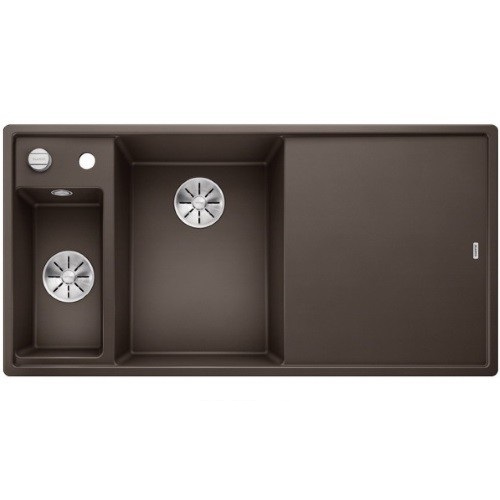 Мойка для кухни прямоугольная Blanco Axia III 6 S SILGRANIT PuraDur® кофе 524652