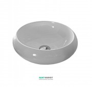 Раковина для ванної ArtCeram Tao Ø 43 см санфарфор білий глянсовий TOL001 01; 00